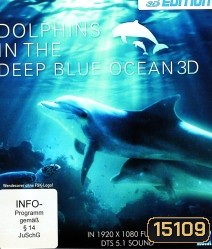 Dolphins in the Deep Blue Ocean 3D