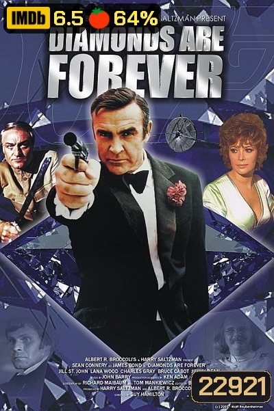 เพชรพยัคฆราช 007 (Diamonds Are Forever) 1971 - [James Bond 007]
