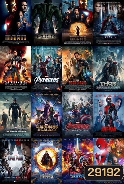 รวมหนัง BD Marvel 24 แผ่น ถึงล่าสุด Black Widow