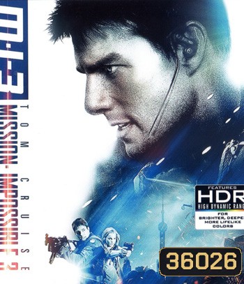 4K - Mission: Impossible III (2006) มิชชั่น:อิมพอสซิเบิ้ล III - แผ่นหนัง 4K UHD