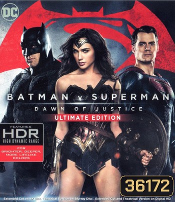 4K - Batman v Superman: Dawn of Justice (2016) แบทแมน ปะทะ ซูเปอร์แมน แสงอรุณแห่งยุติธรรม {เสียงไทยออกเป็นบางช่วง} - แผ่นหนัง 4K UHD