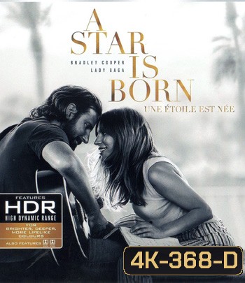 4K - A Star Is Born (2018) - แผ่นหนัง 4K UHD