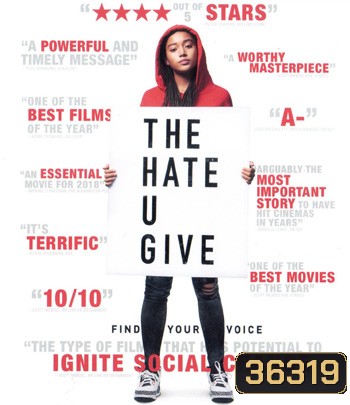 4K - The Hate U Give (2018) - แผ่นหนัง 4K UHD