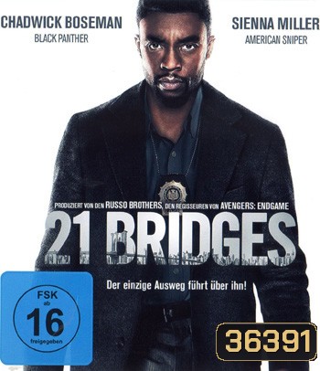 4K - 21 Bridges (2019) - แผ่นหนัง 4K UHD