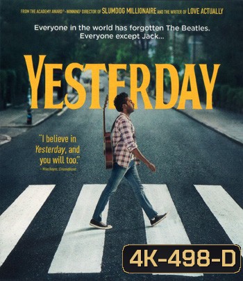 4K - Yesterday (2019) เยสเตอร์เดย์ - แผ่นหนัง 4K UHD