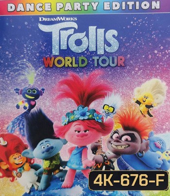 4K - Trolls World Tour (2020) โทรลล์ส เวิลด์ ทัวร์ - แผ่นการ์ตูน 4K UHD