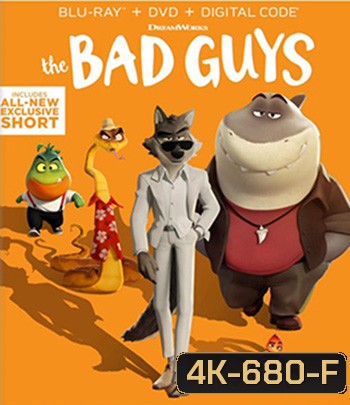 4K - The Bad Guys (2022) วายร้ายพันธุ์ดี - แผ่นหนัง 4K UHD