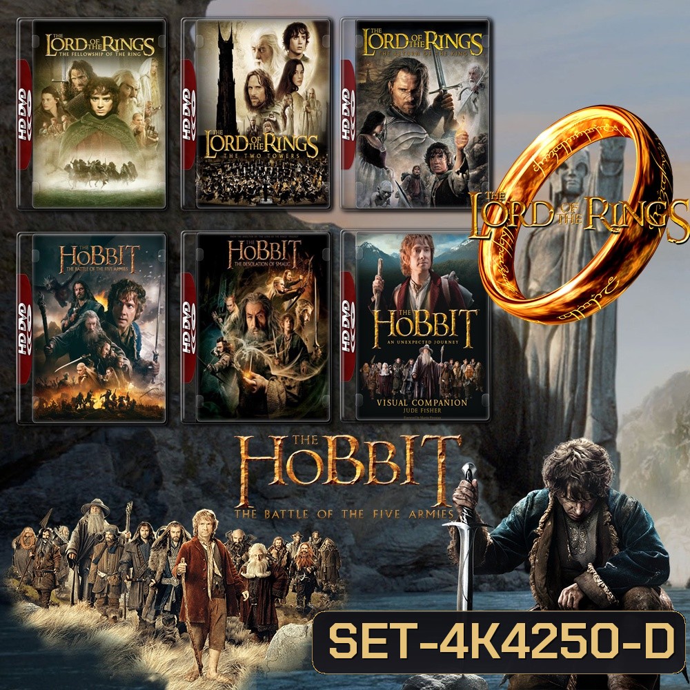 Lord of The Rings ภาค 1-3 + The Hobbit ภาค 1-3 4K Master
