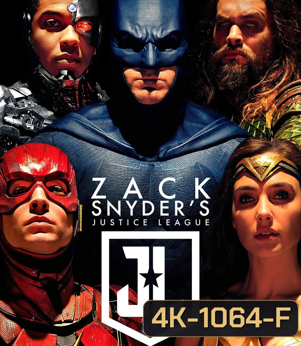 4K - Zack Snyder's Justice League (2021) : จัสติซ ลีก ของ แซ็ค สไนเดอร์ (ภาพ 4:3)- แผ่นหนัง 4K UHD