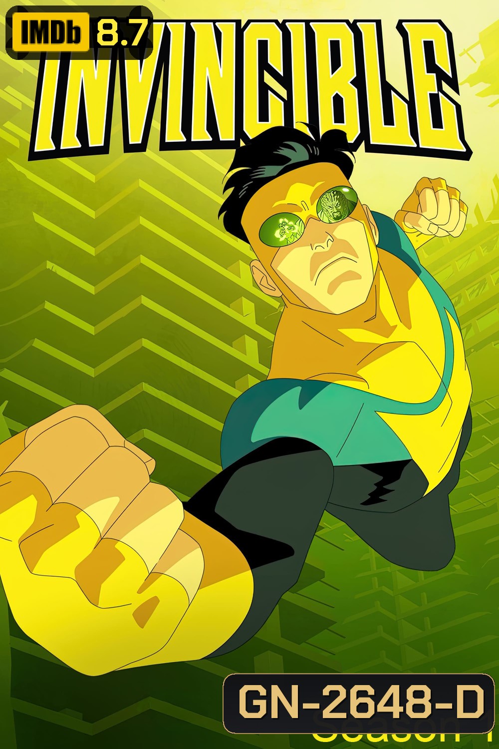 Invincible Season 1 ยอดมนุษย์อินวินซิเบิล (2021) 8 ตอน
