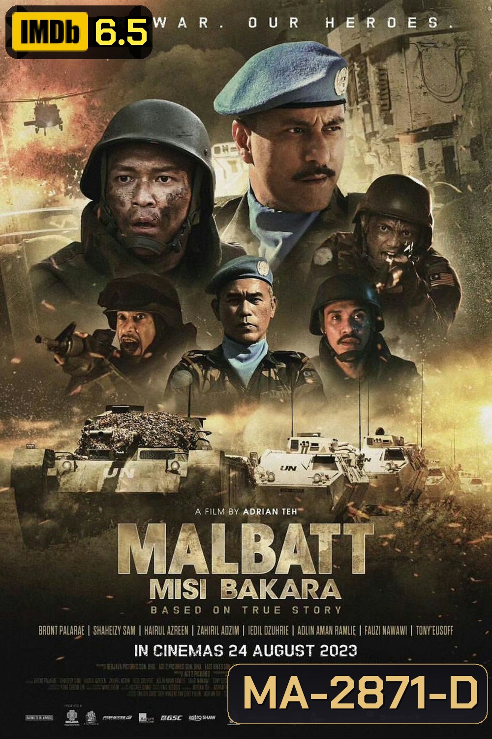 Malbatt ปฏิบัติการบาคาร่า (2023) {ภาพยนตร์สร้างจากเหตุการณ์จริง}