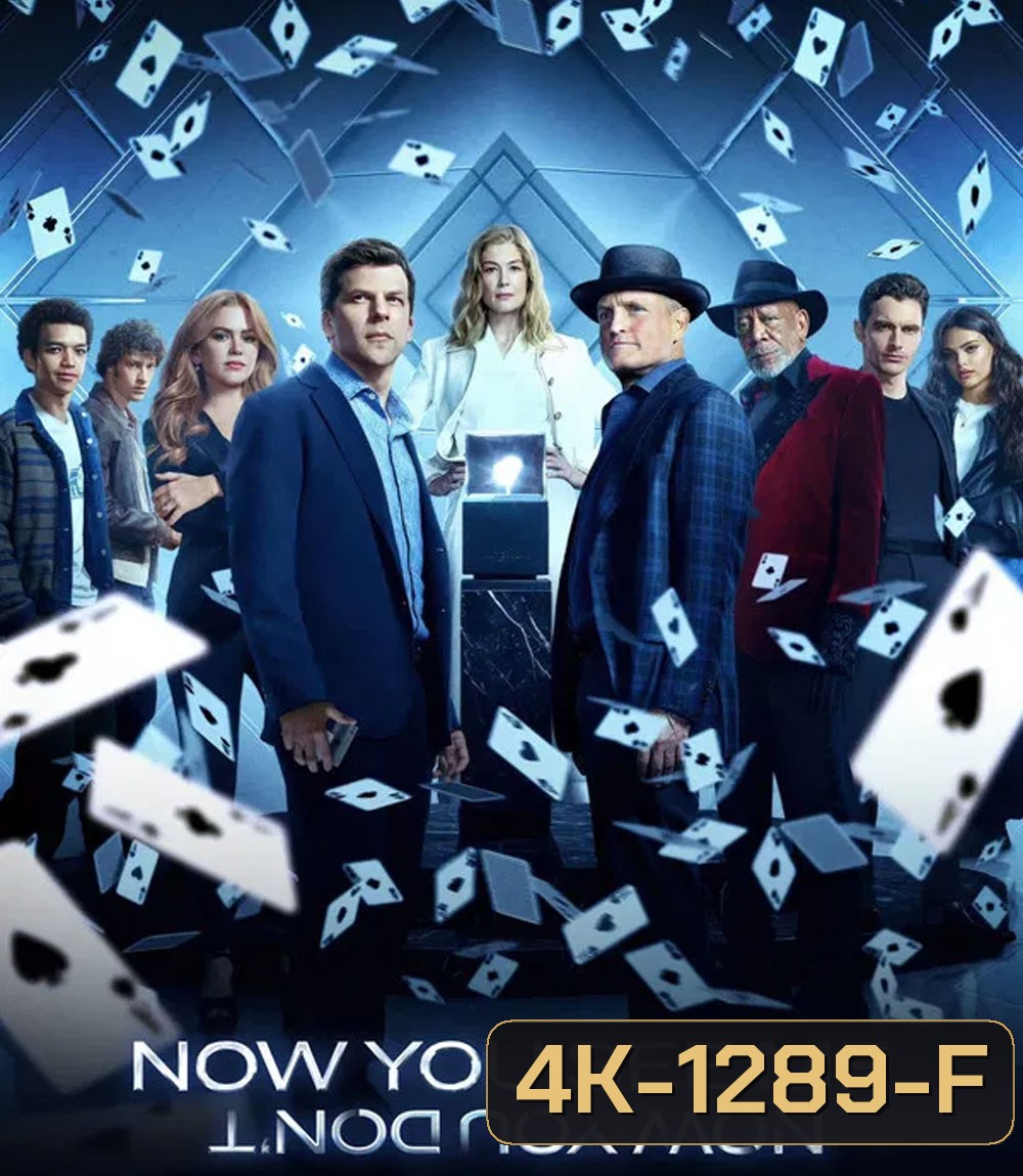 4K - Now You See Me Now You Dont (2025) อาชญากลปล้นโลก 3 - แผ่นหนัง 4K UHD